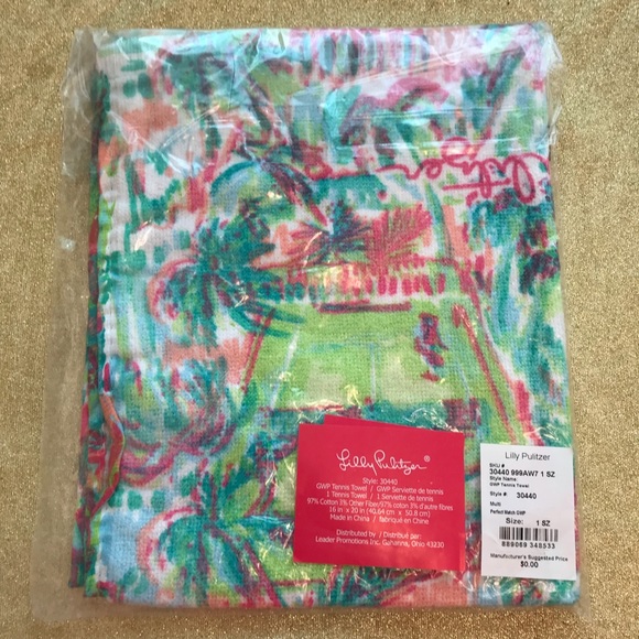 NWT Lilly Pulitzer Tennis Towel 🎾 - Picture 3 of 4